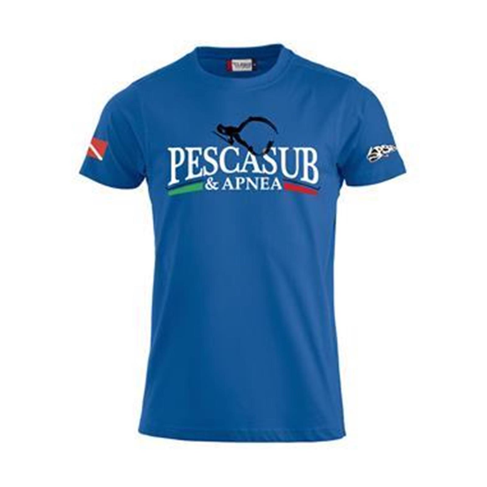 psa_pesca T-shirt Clique Basic-t Royal (29030)
