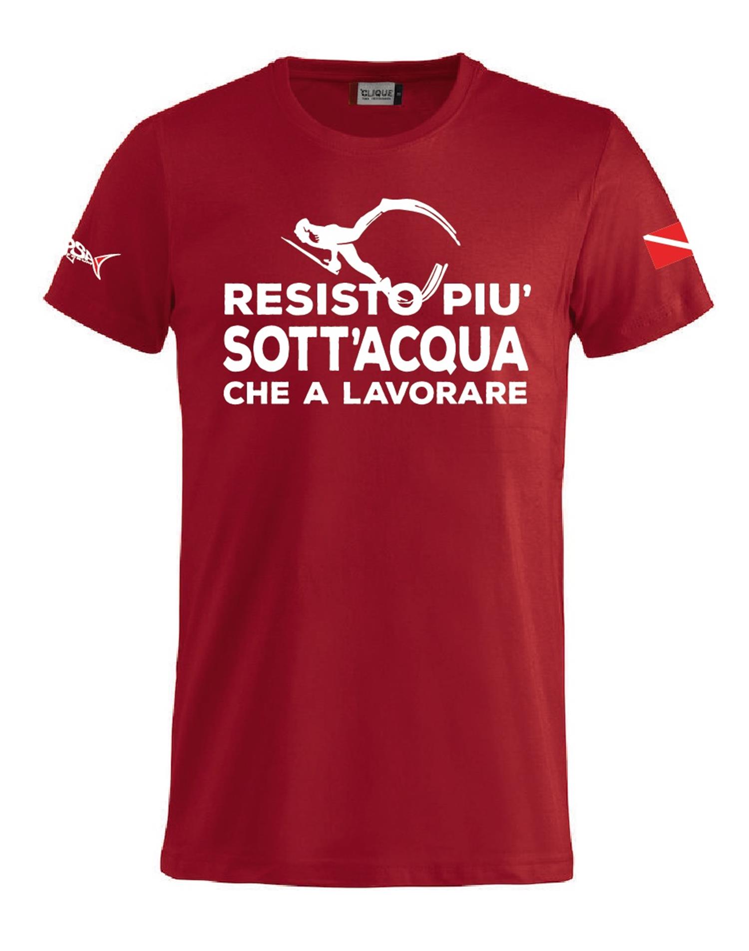 psa_pesca  T-shirt Premium-T Rosso (29340)
